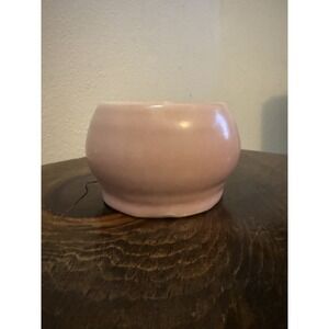 Carolina Miami small  Vintage Pink Ceramic Round Bowl/Vase, 2.5" Tall